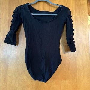 3/4 sleeve leotard
